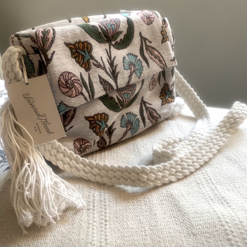 Floral crossbody bag